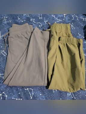 EUC Wonder Nation Boys Jogger Pants in Gray and Olive